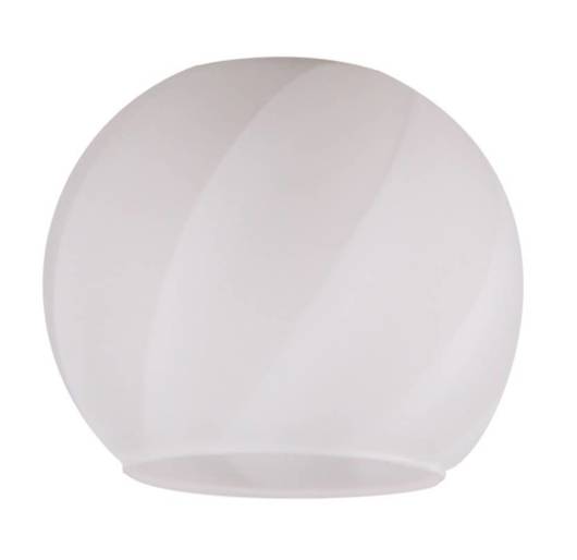 Klosz szklany okrągły biały E27 do lamp Alyson Candellux 71-73860