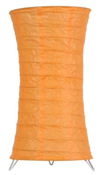 Lampka stojąca papierowa pomarańczowa nocna 60W E14 Tai Candellux 5096911-18